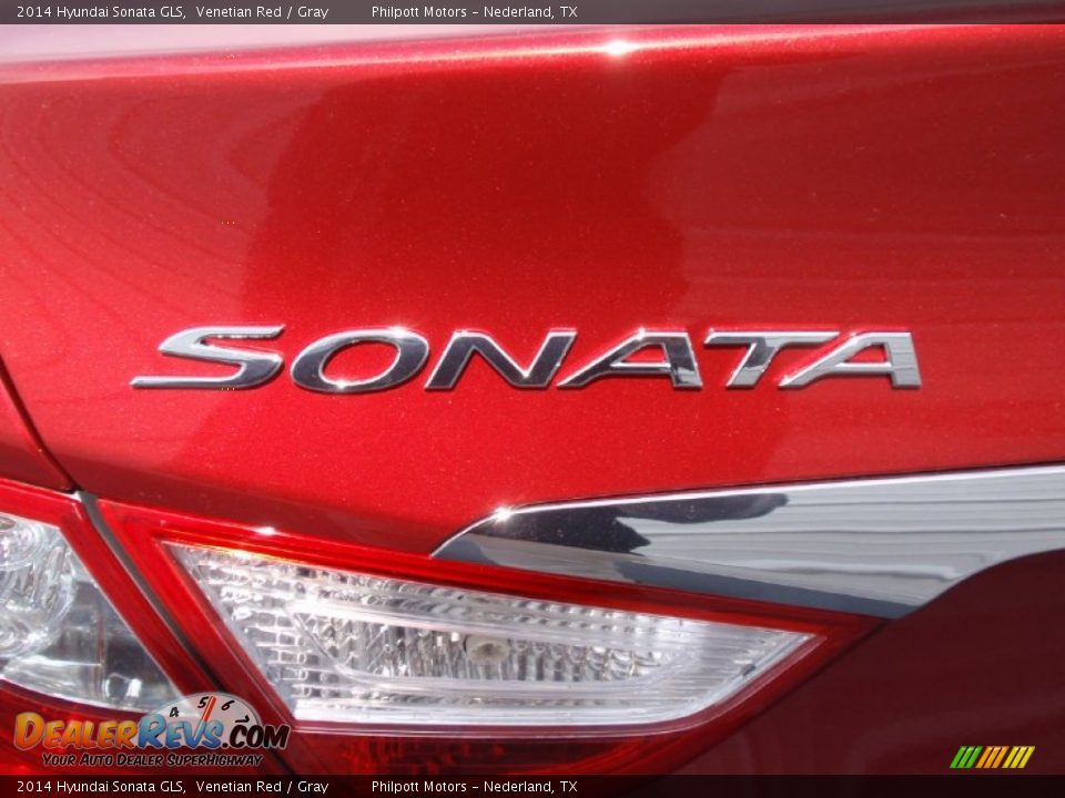 2014 Hyundai Sonata GLS Venetian Red / Gray Photo #13