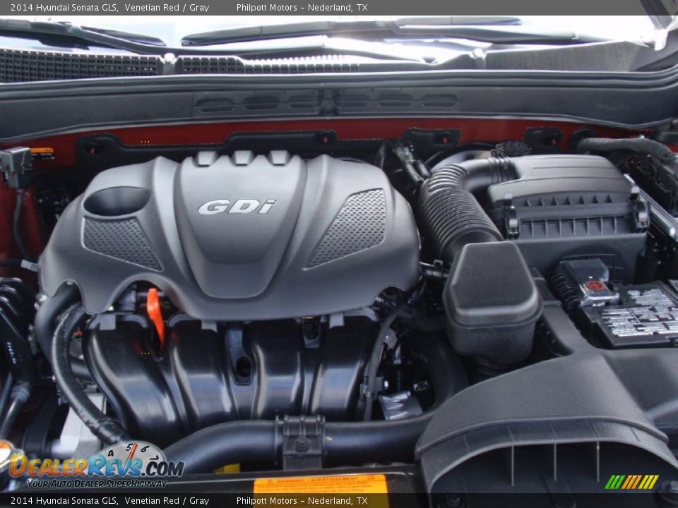2014 Hyundai Sonata GLS Venetian Red / Gray Photo #14