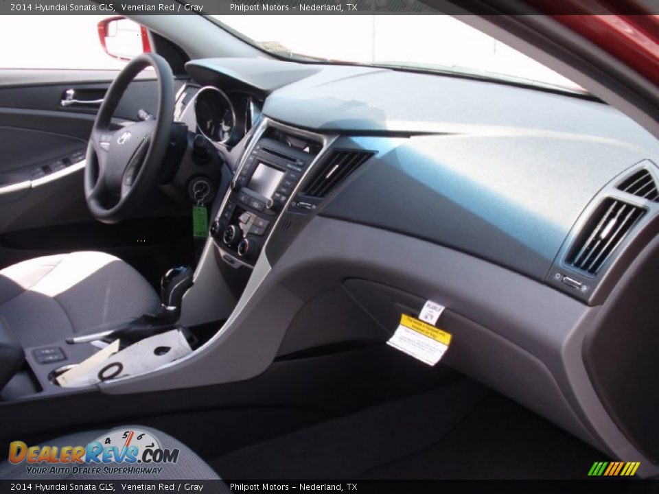 2014 Hyundai Sonata GLS Venetian Red / Gray Photo #16