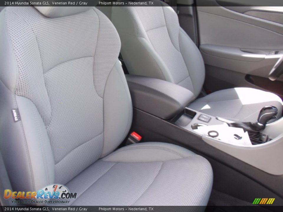 2014 Hyundai Sonata GLS Venetian Red / Gray Photo #17