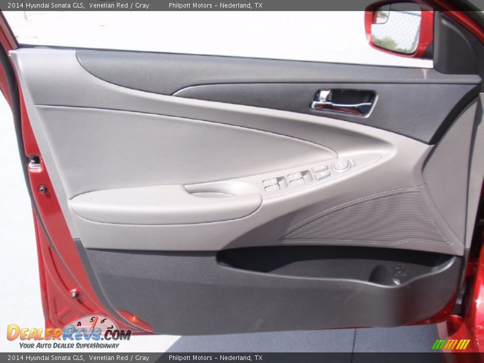 2014 Hyundai Sonata GLS Venetian Red / Gray Photo #21