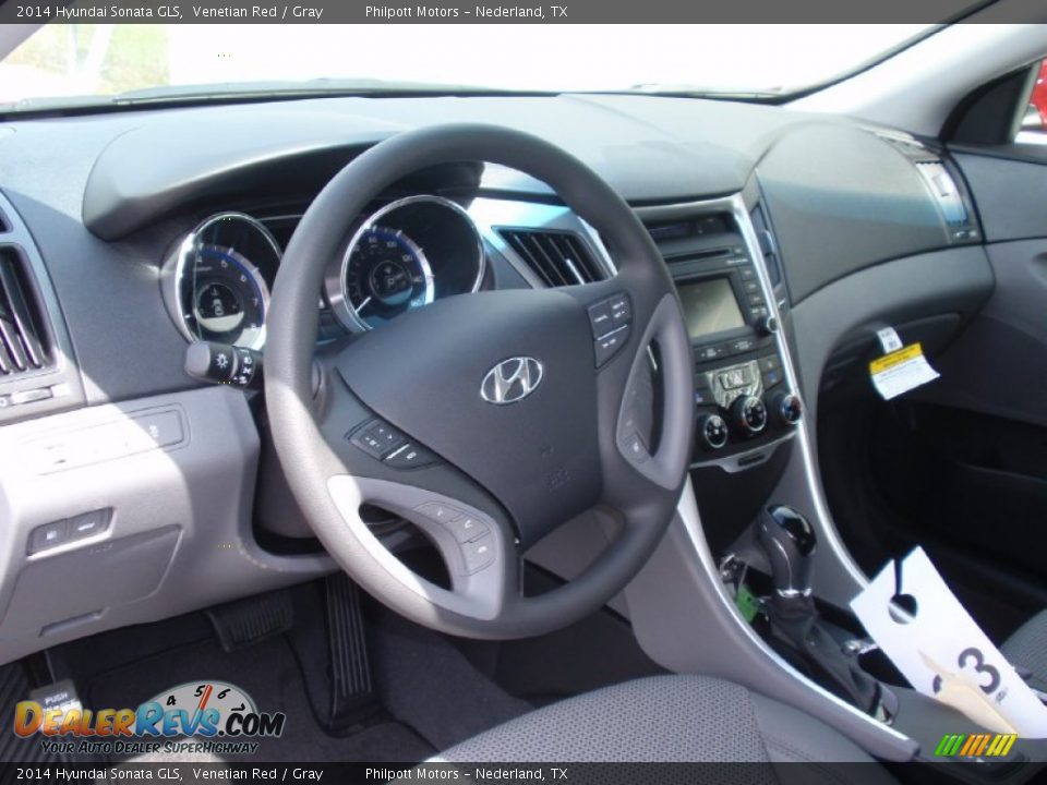 2014 Hyundai Sonata GLS Venetian Red / Gray Photo #23