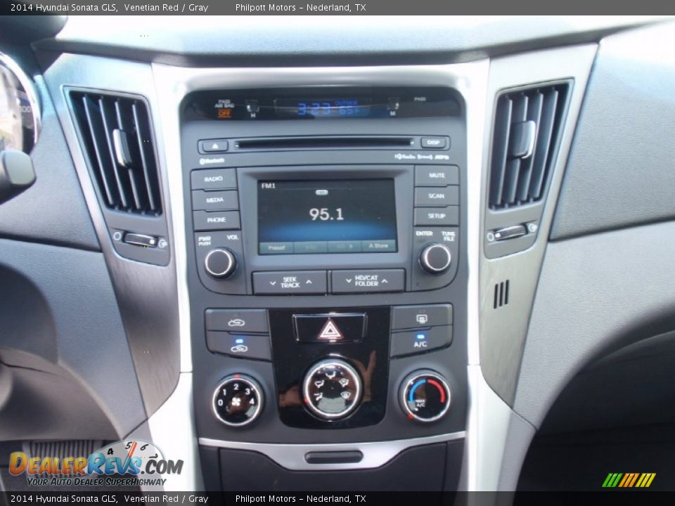 2014 Hyundai Sonata GLS Venetian Red / Gray Photo #27