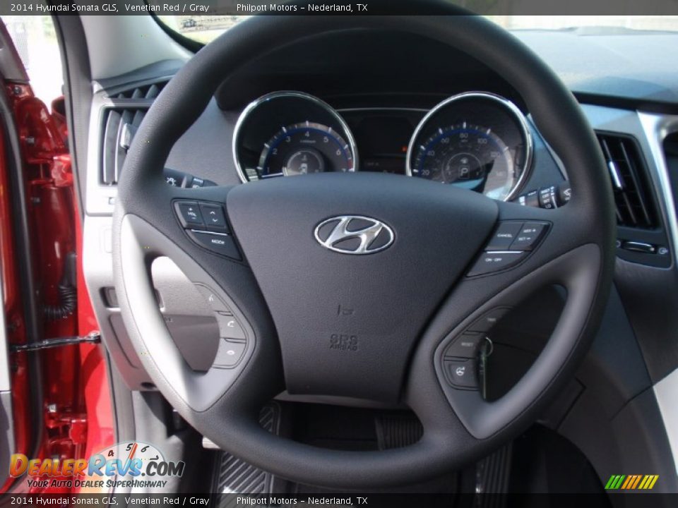 2014 Hyundai Sonata GLS Venetian Red / Gray Photo #29