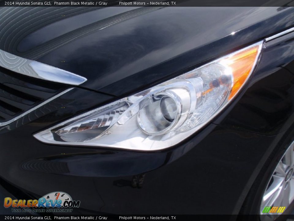 2014 Hyundai Sonata GLS Phantom Black Metallic / Gray Photo #9