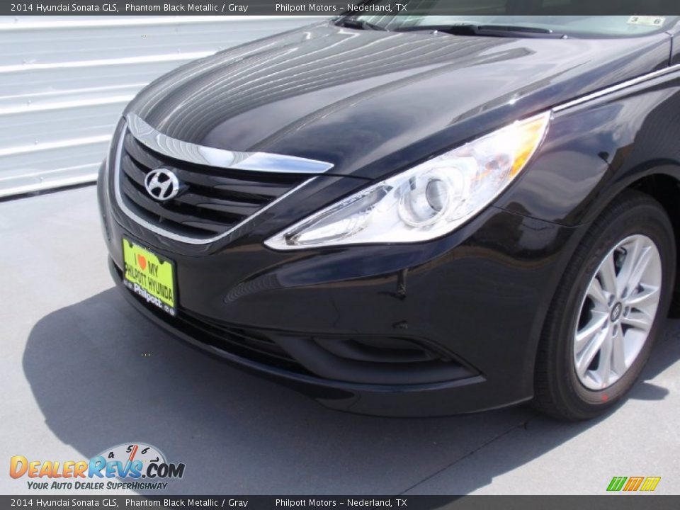 2014 Hyundai Sonata GLS Phantom Black Metallic / Gray Photo #10