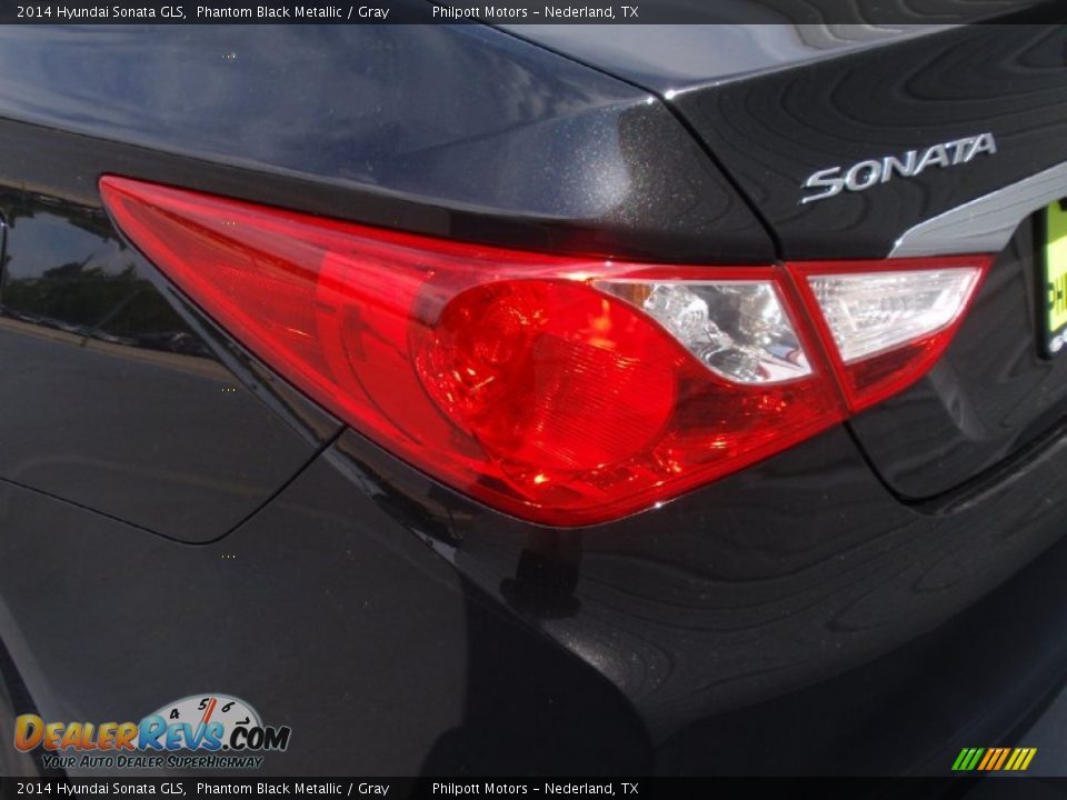2014 Hyundai Sonata GLS Phantom Black Metallic / Gray Photo #12