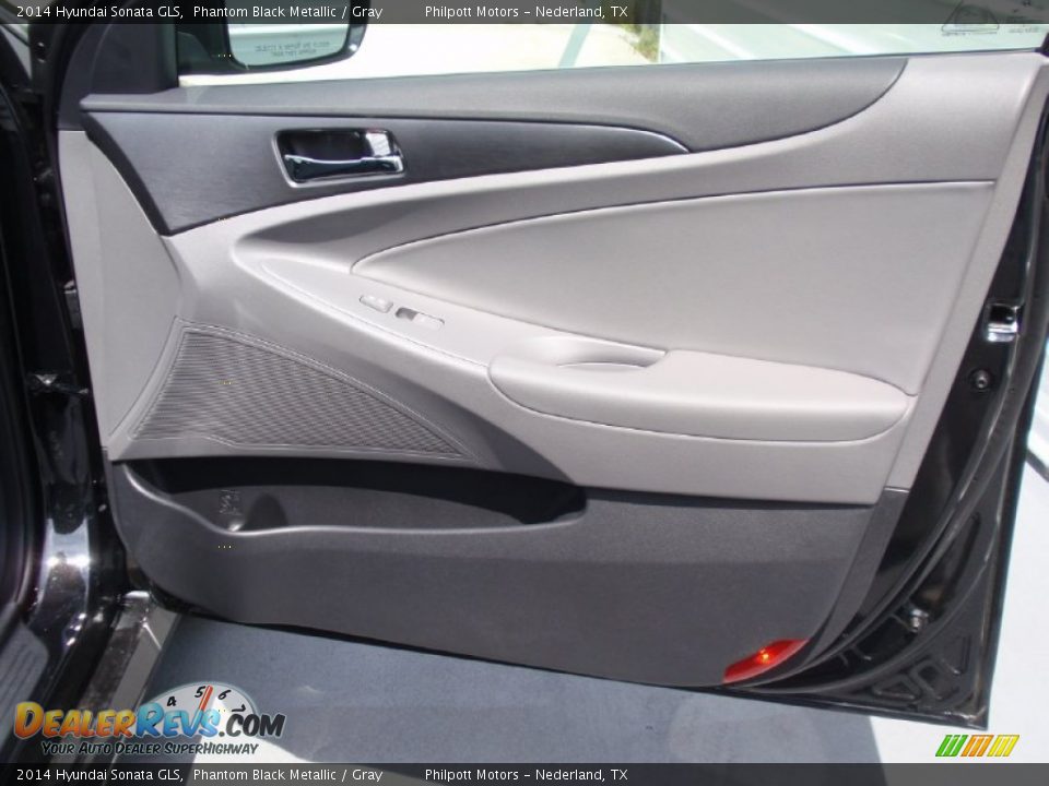 2014 Hyundai Sonata GLS Phantom Black Metallic / Gray Photo #15