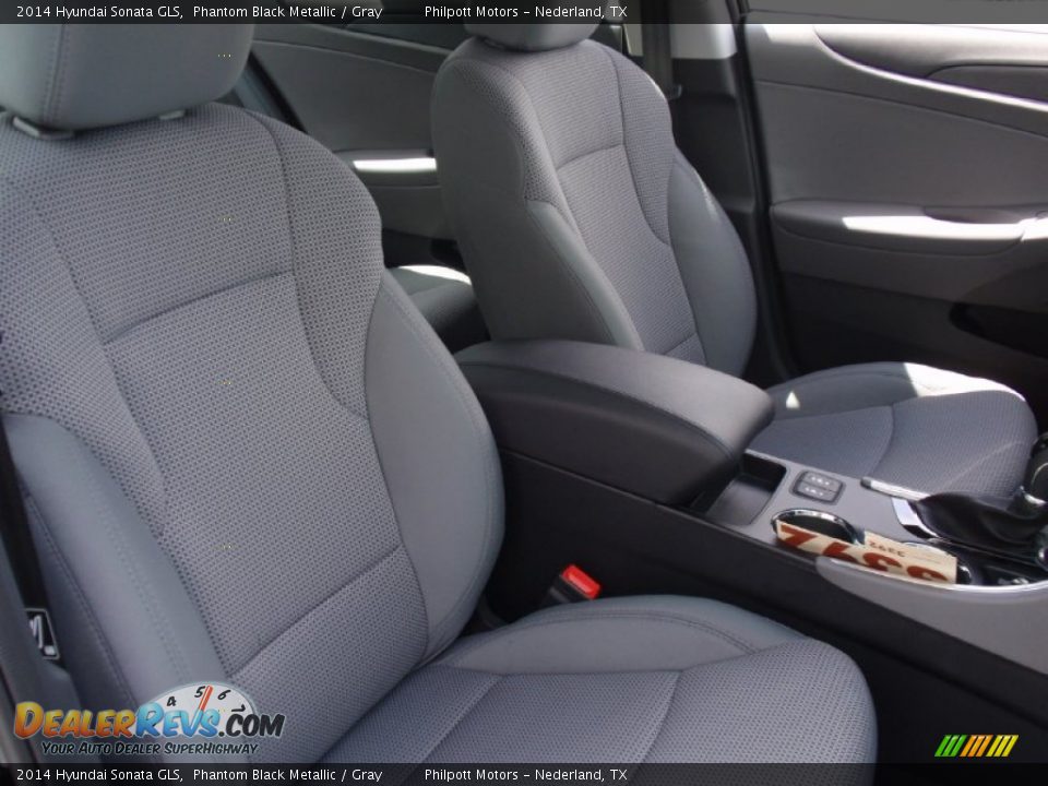 2014 Hyundai Sonata GLS Phantom Black Metallic / Gray Photo #17