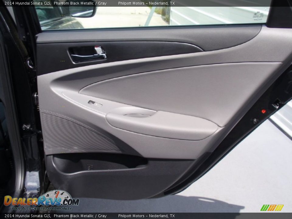 2014 Hyundai Sonata GLS Phantom Black Metallic / Gray Photo #18