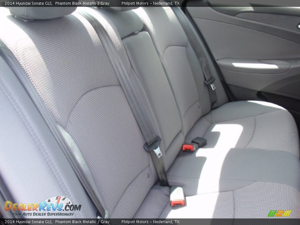 2014 Hyundai Sonata GLS Phantom Black Metallic / Gray Photo #19