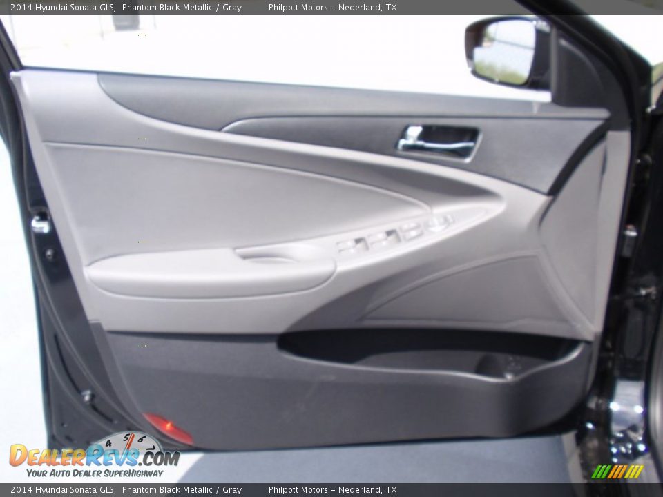 2014 Hyundai Sonata GLS Phantom Black Metallic / Gray Photo #21