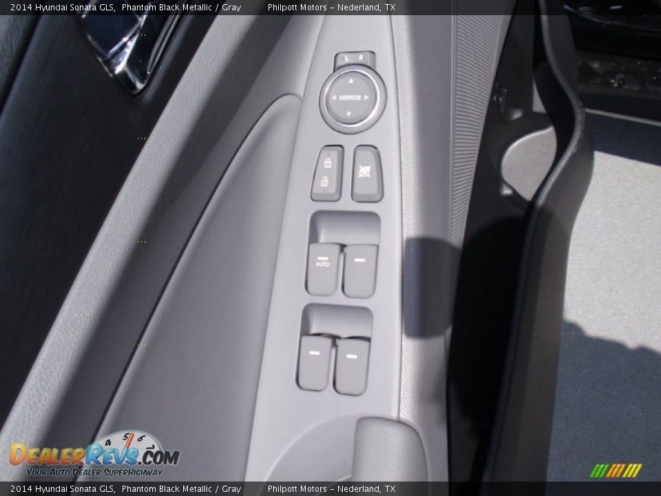 2014 Hyundai Sonata GLS Phantom Black Metallic / Gray Photo #22