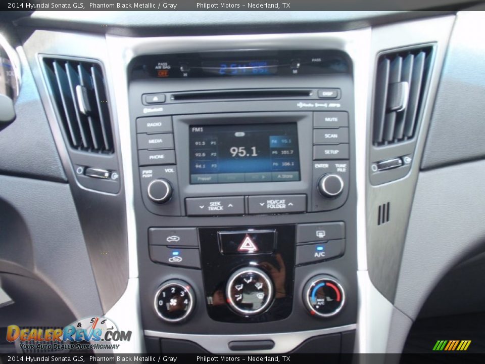 2014 Hyundai Sonata GLS Phantom Black Metallic / Gray Photo #27