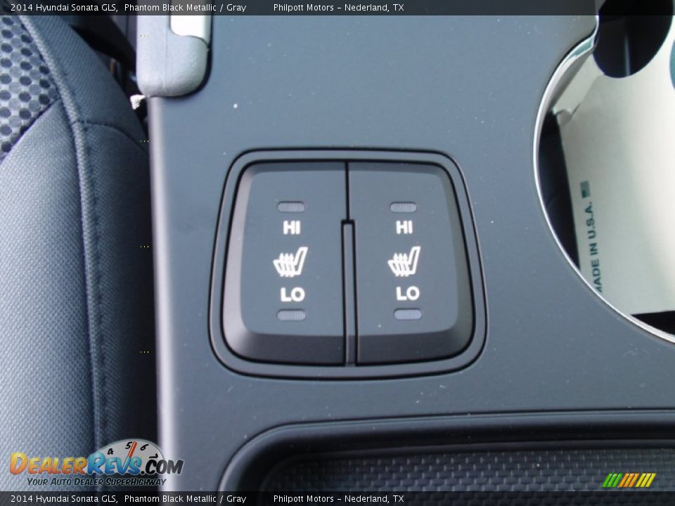 2014 Hyundai Sonata GLS Phantom Black Metallic / Gray Photo #28
