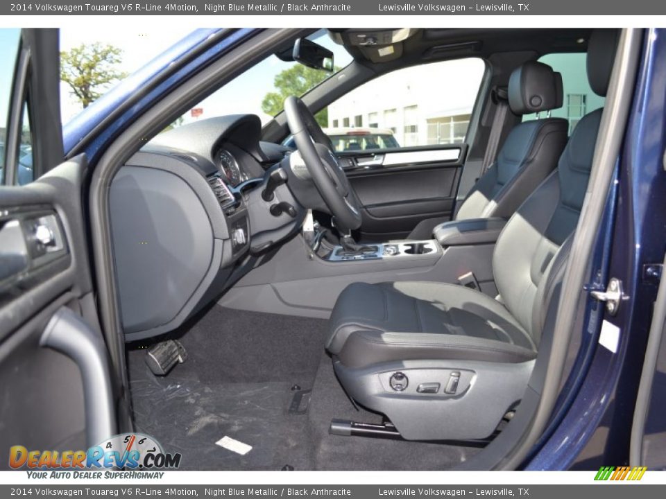 Black Anthracite Interior - 2014 Volkswagen Touareg V6 R-Line 4Motion Photo #3