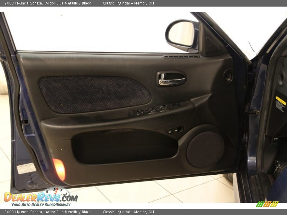 2003 Hyundai Sonata Ardor Blue Metallic / Black Photo #4