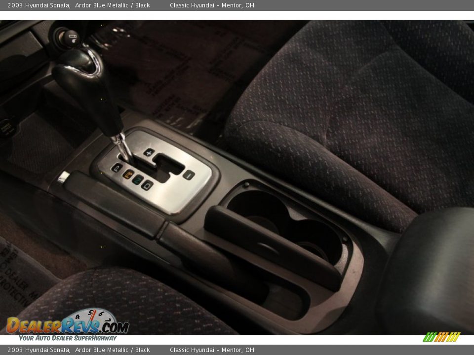 2003 Hyundai Sonata Ardor Blue Metallic / Black Photo #11