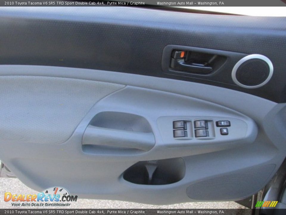 2010 Toyota Tacoma V6 SR5 TRD Sport Double Cab 4x4 Pyrite Mica / Graphite Photo #12