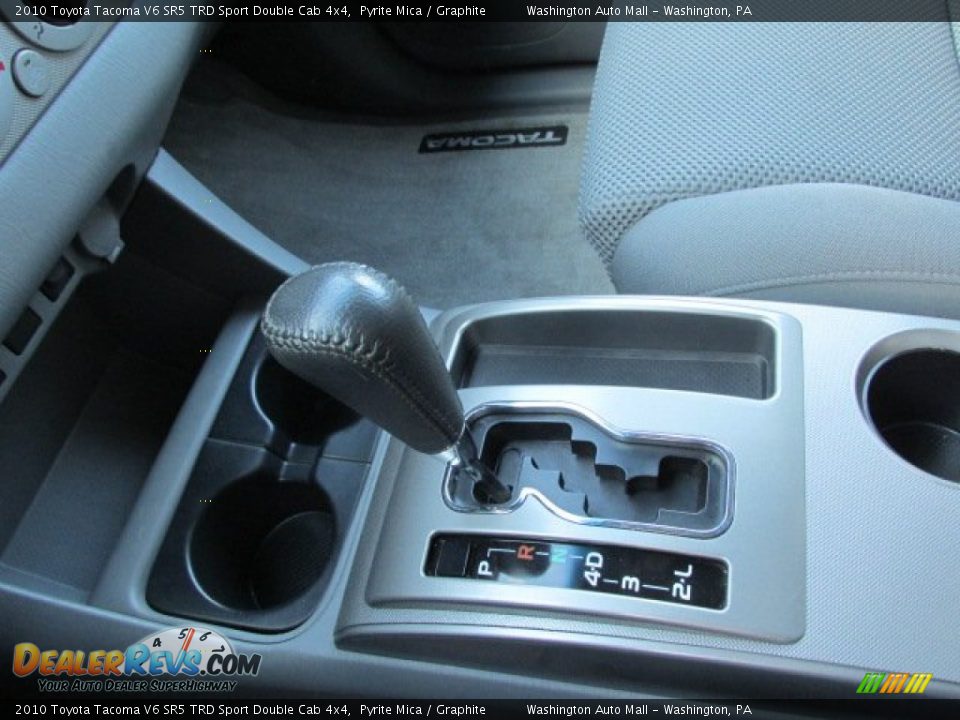 2010 Toyota Tacoma V6 SR5 TRD Sport Double Cab 4x4 Pyrite Mica / Graphite Photo #15