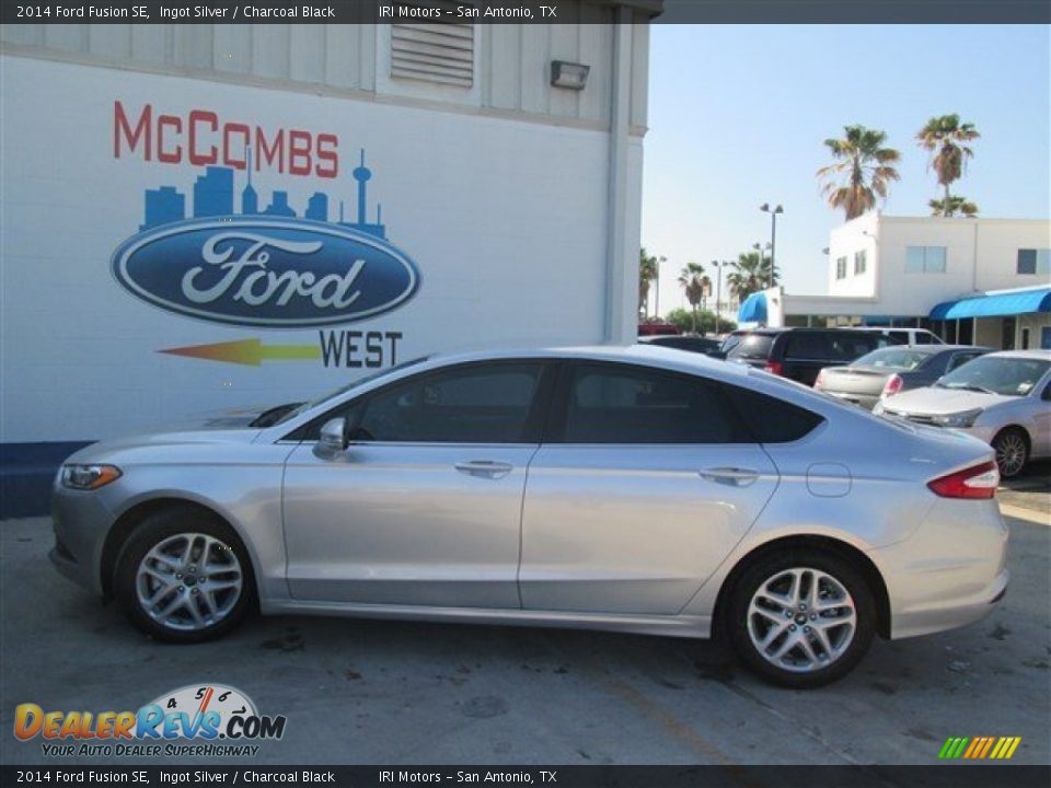 2014 Ford Fusion SE Ingot Silver / Charcoal Black Photo #1