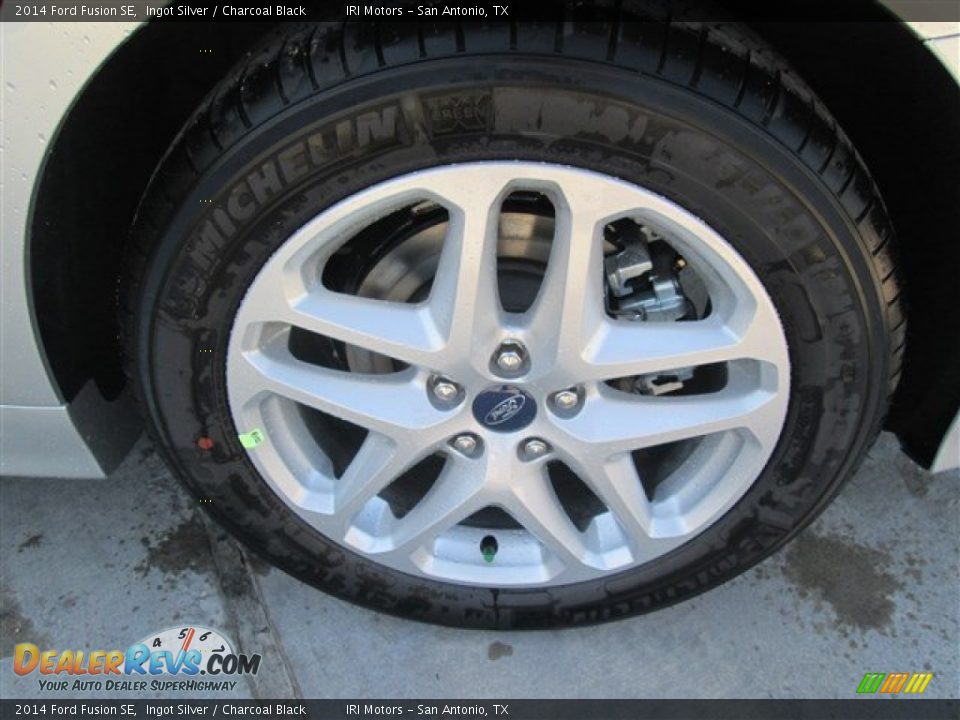2014 Ford Fusion SE Ingot Silver / Charcoal Black Photo #3