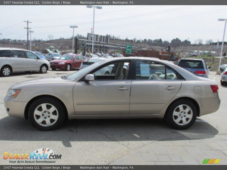 2007 Hyundai Sonata GLS Golden Beige / Beige Photo #7