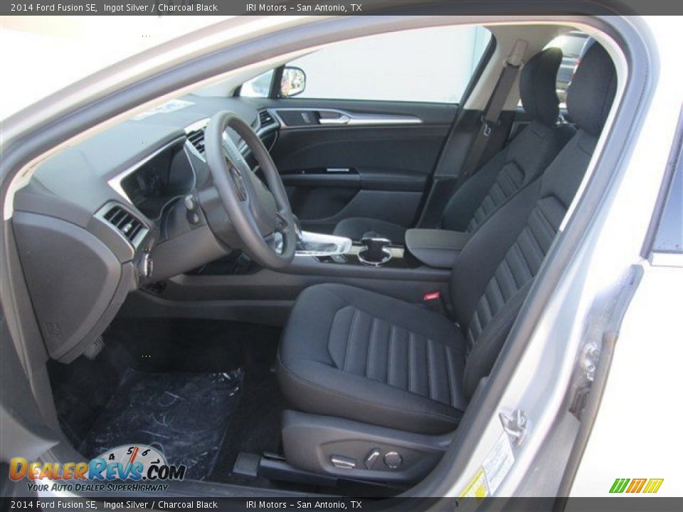 2014 Ford Fusion SE Ingot Silver / Charcoal Black Photo #8