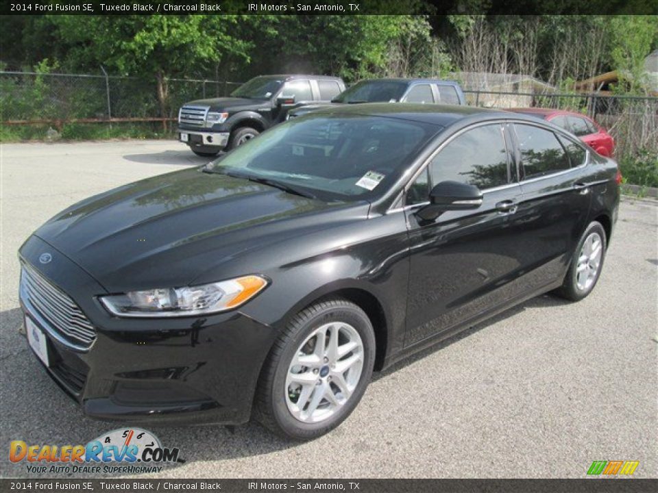 2014 Ford Fusion SE Tuxedo Black / Charcoal Black Photo #1