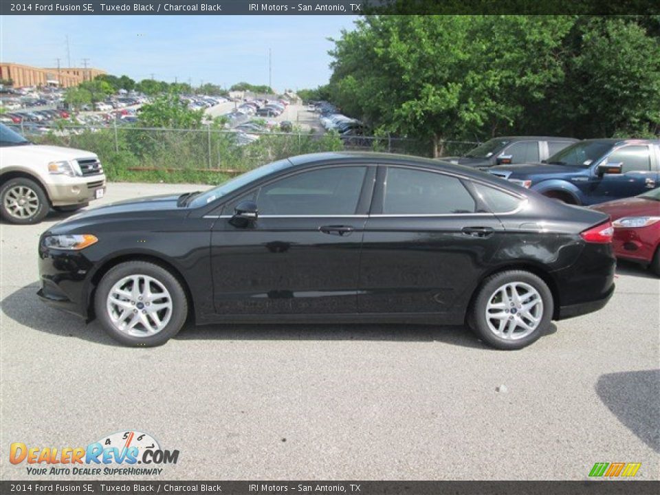 2014 Ford Fusion SE Tuxedo Black / Charcoal Black Photo #2