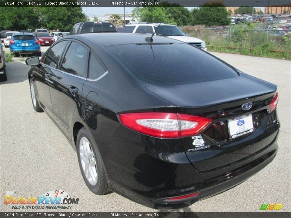 2014 Ford Fusion SE Tuxedo Black / Charcoal Black Photo #4
