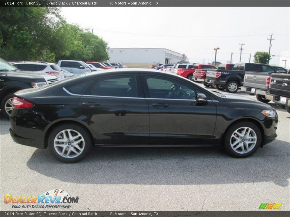 2014 Ford Fusion SE Tuxedo Black / Charcoal Black Photo #6