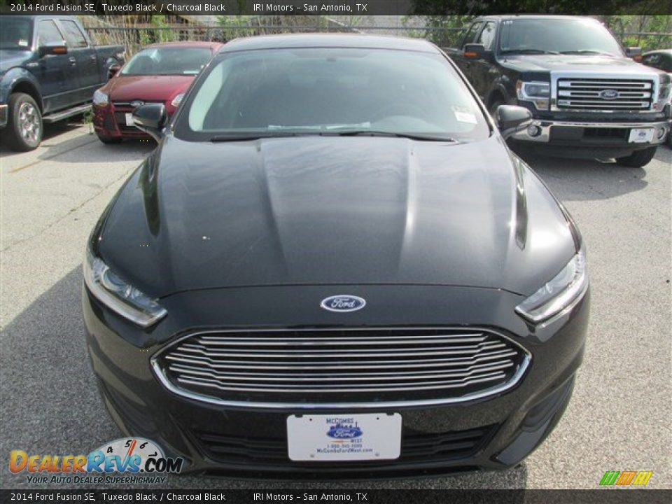2014 Ford Fusion SE Tuxedo Black / Charcoal Black Photo #8