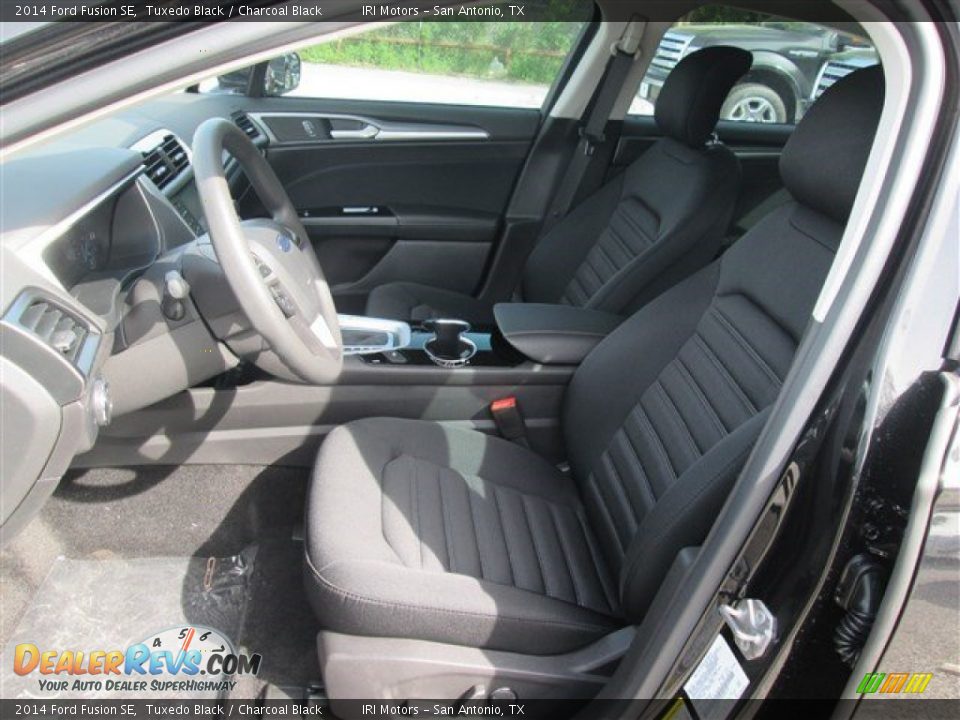 2014 Ford Fusion SE Tuxedo Black / Charcoal Black Photo #9