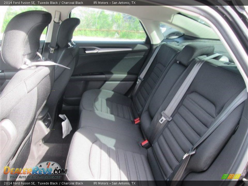 2014 Ford Fusion SE Tuxedo Black / Charcoal Black Photo #12