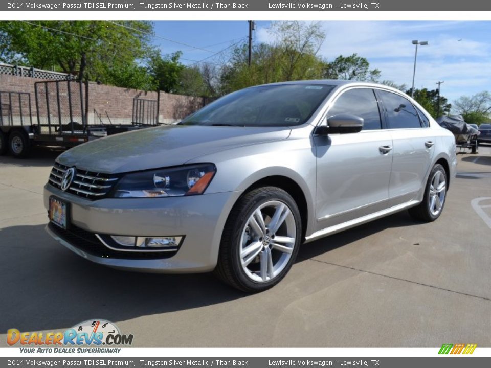 2014 Volkswagen Passat TDI SEL Premium Tungsten Silver Metallic / Titan Black Photo #1