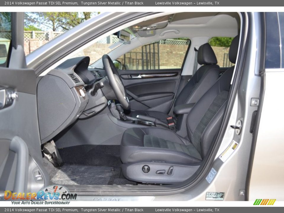 2014 Volkswagen Passat TDI SEL Premium Tungsten Silver Metallic / Titan Black Photo #3