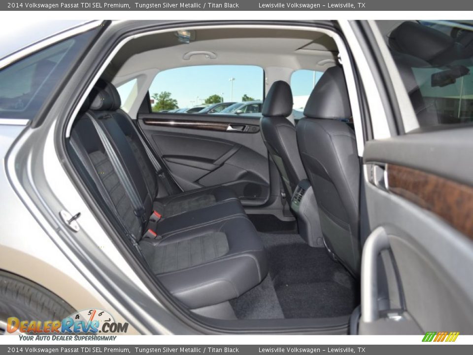 2014 Volkswagen Passat TDI SEL Premium Tungsten Silver Metallic / Titan Black Photo #4