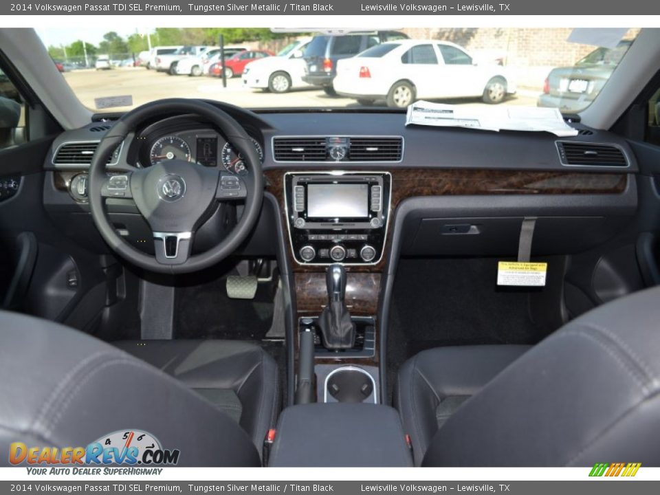 2014 Volkswagen Passat TDI SEL Premium Tungsten Silver Metallic / Titan Black Photo #5