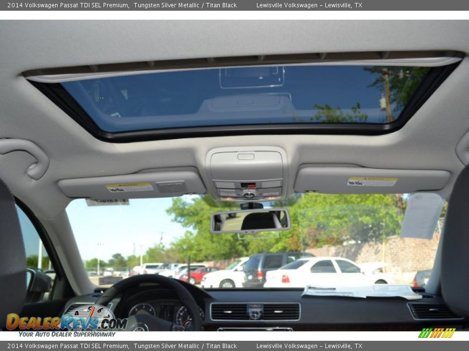 2014 Volkswagen Passat TDI SEL Premium Tungsten Silver Metallic / Titan Black Photo #6