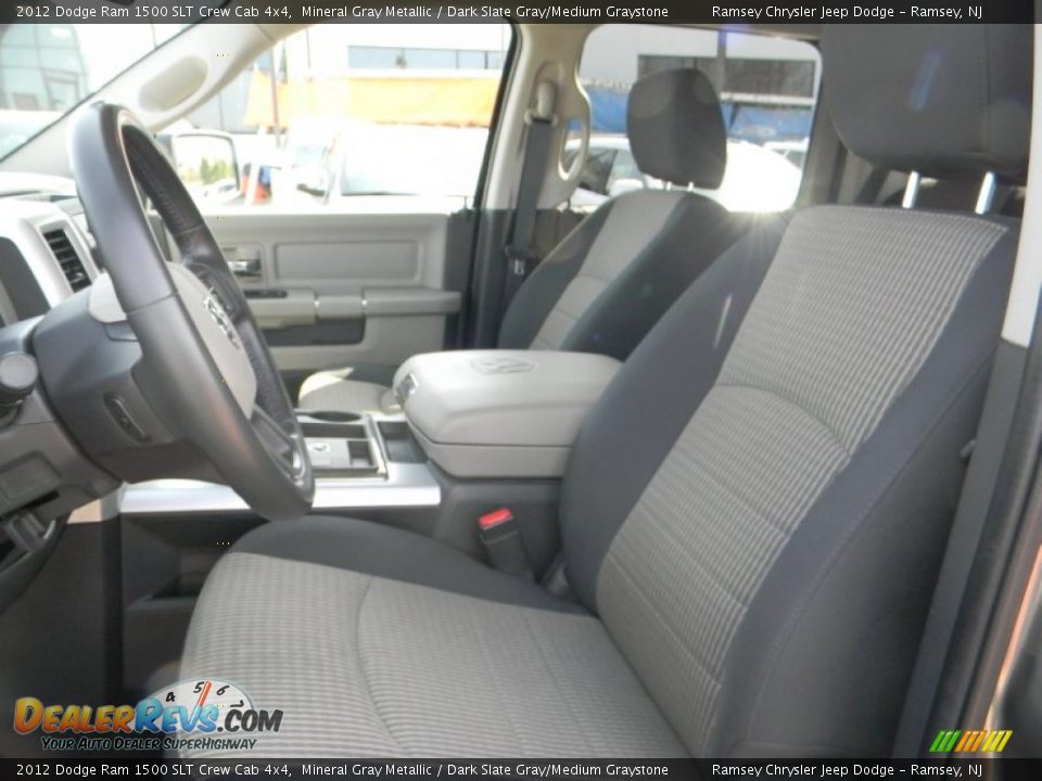 2012 Dodge Ram 1500 SLT Crew Cab 4x4 Mineral Gray Metallic / Dark Slate Gray/Medium Graystone Photo #11