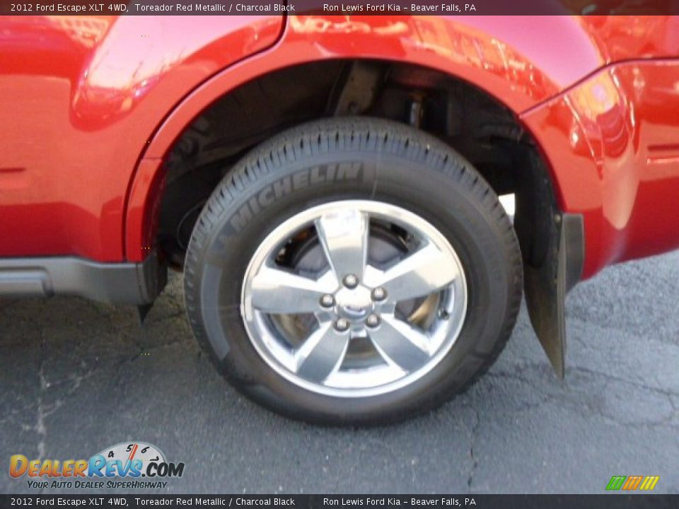 2012 Ford Escape XLT 4WD Toreador Red Metallic / Charcoal Black Photo #9