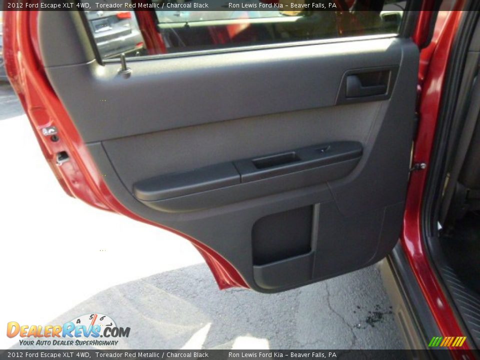 2012 Ford Escape XLT 4WD Toreador Red Metallic / Charcoal Black Photo #13