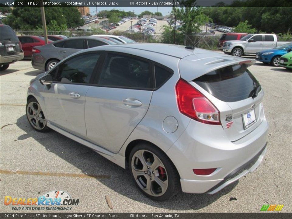 2014 Ford Fiesta ST Hatchback Ingot Silver / ST Charcoal Black Photo #4