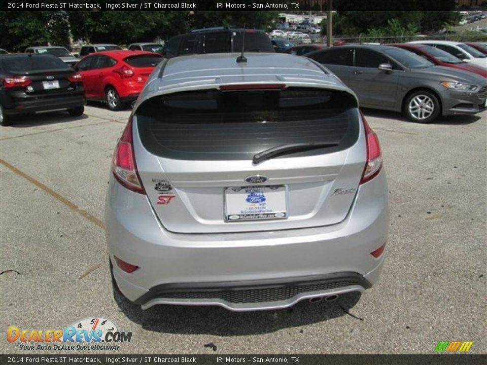 2014 Ford Fiesta ST Hatchback Ingot Silver / ST Charcoal Black Photo #5
