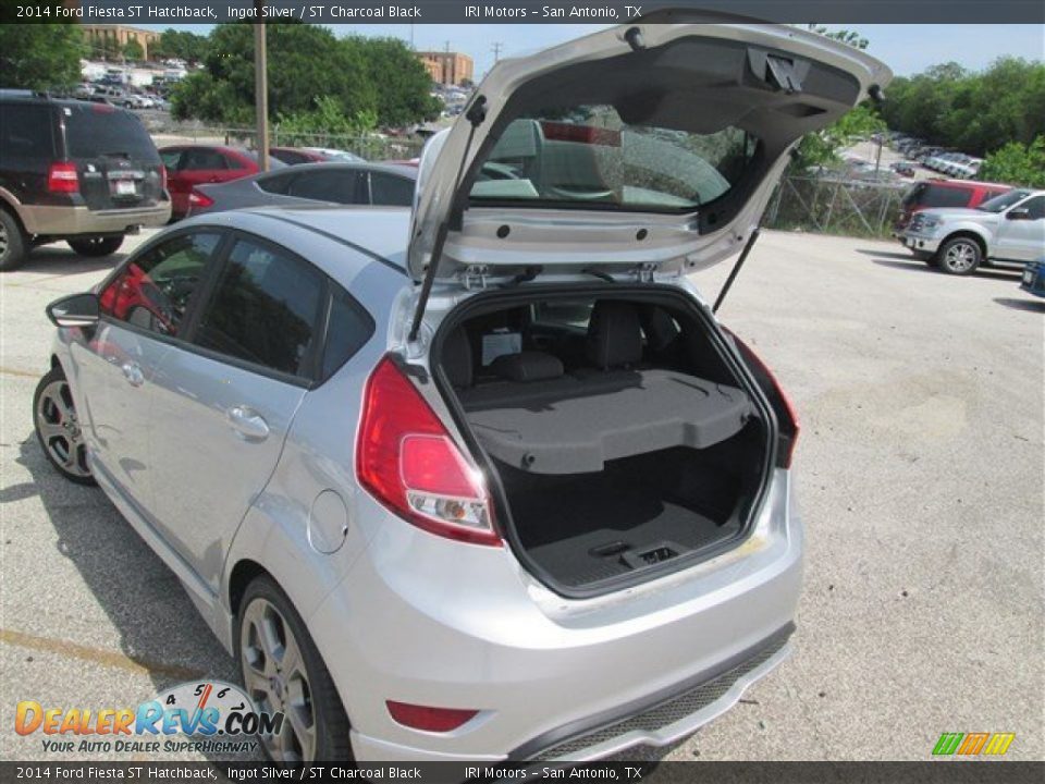 2014 Ford Fiesta ST Hatchback Ingot Silver / ST Charcoal Black Photo #13