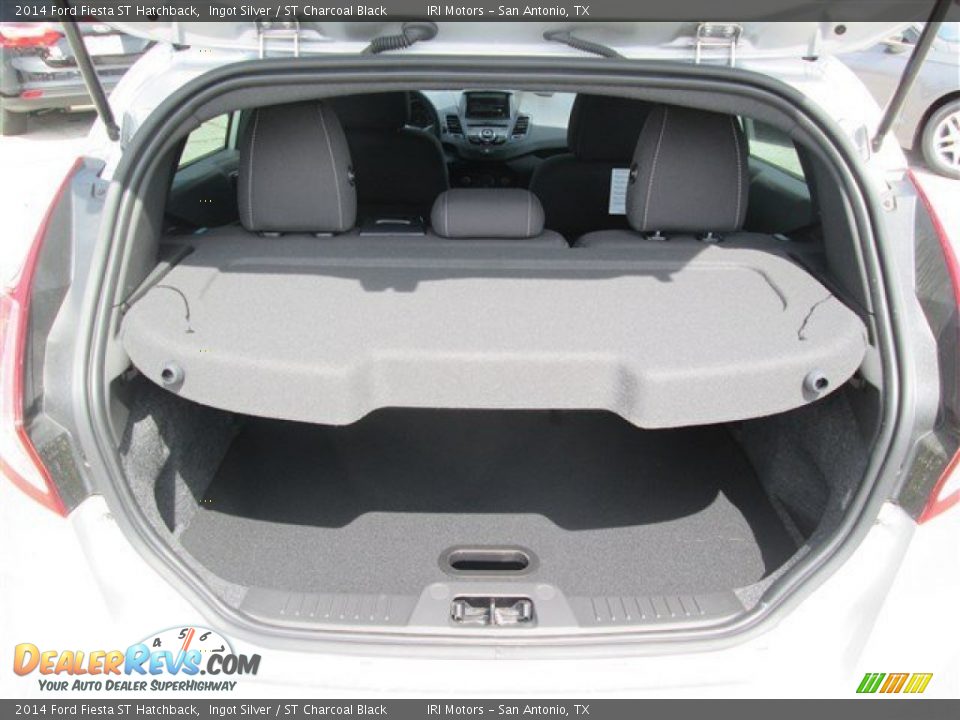 2014 Ford Fiesta ST Hatchback Ingot Silver / ST Charcoal Black Photo #14