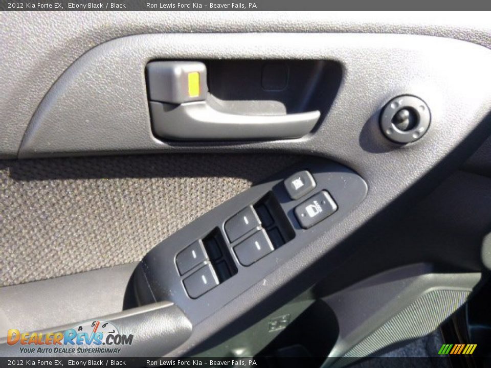 2012 Kia Forte EX Ebony Black / Black Photo #15