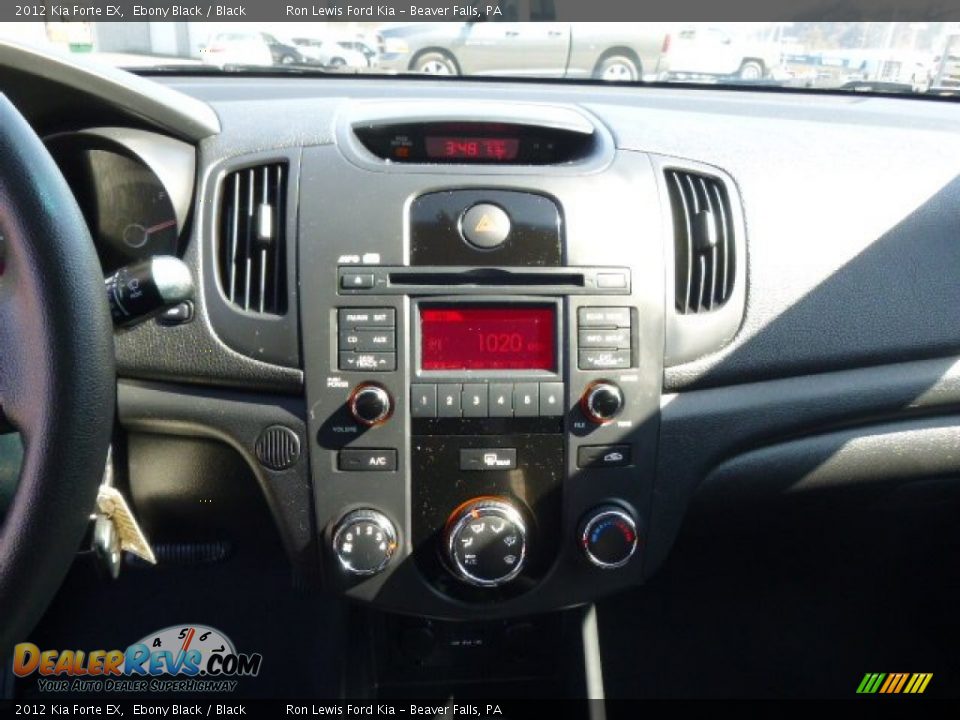 2012 Kia Forte EX Ebony Black / Black Photo #16