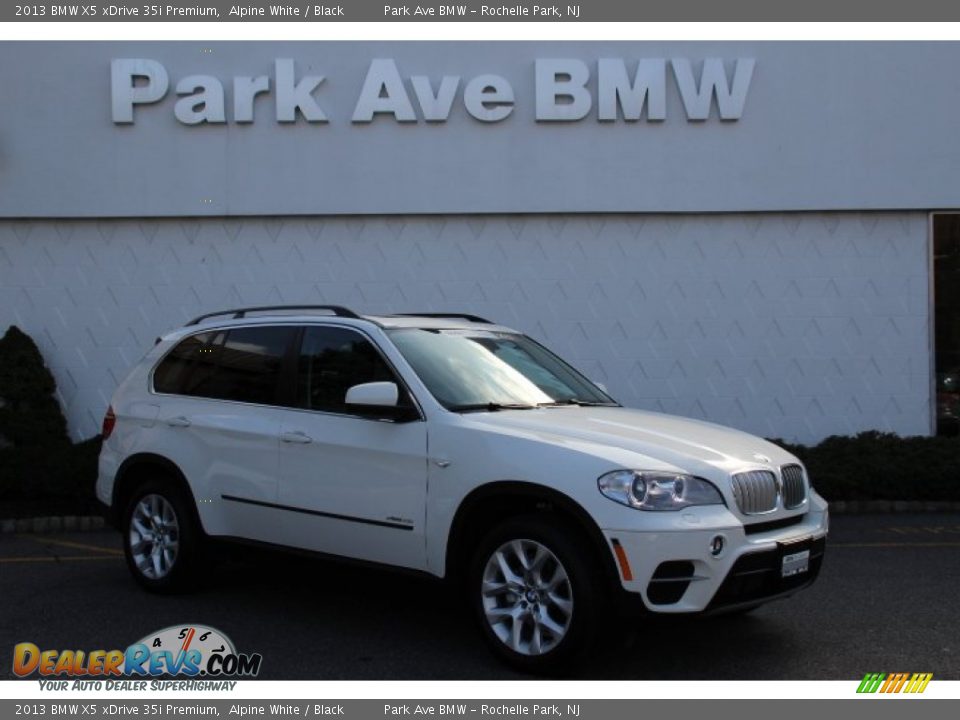 2013 BMW X5 xDrive 35i Premium Alpine White / Black Photo #1